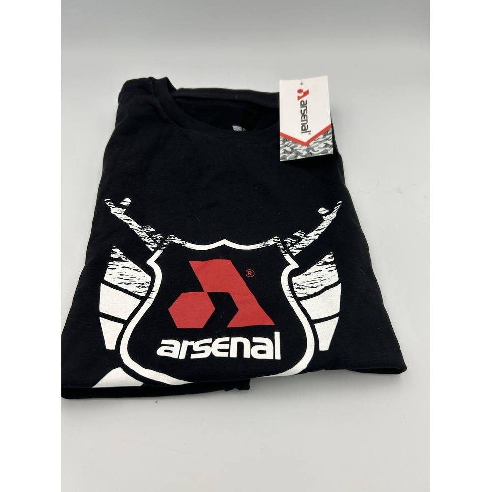 Arsenal Apparel, Graphic Print T‎ Shirt Men's Medium Black Cotton NWT